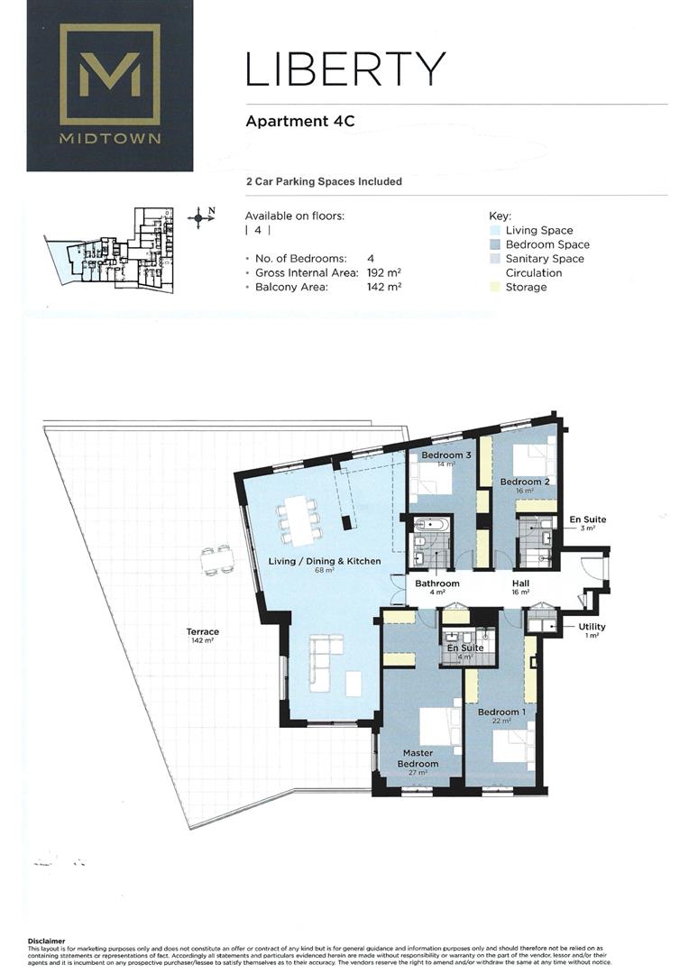 Image of Apartment - 4 Bedrooms - 3 Bathrooms for Sale in Midtown-Gibraltar, Image 9